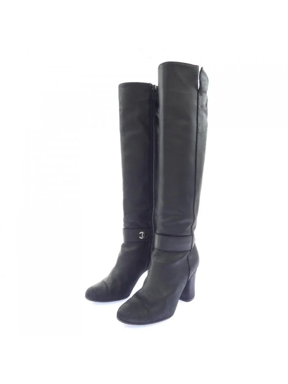 Chanel Long Boots Black